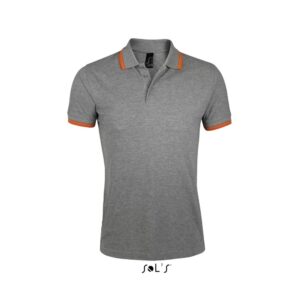 Поло чоловіче SOL'S PASADENA MEN, 00577 - Сірий меланж, S