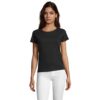Футболка жіноча SOL'S Regent fit women, 02758 - Чорний, M