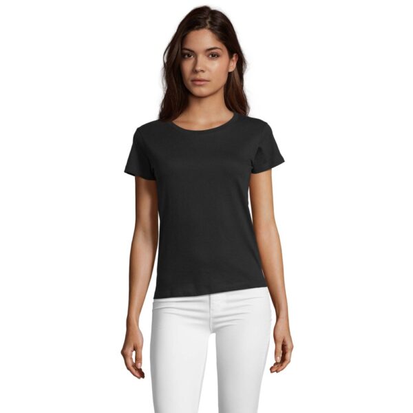 Футболка жіноча SOL'S Regent fit women, 02758 - Чорний, M