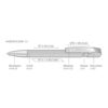 Ручка кулькова UMA Sky M SI GUM з soft-touch поверхнею, 1100125G 17768