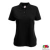 Теніска-поло 'Lady-Fit Polo 65/35' (Fruit of the Loom), 0632120 - Чорний, S