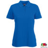 Теніска-поло 'Lady-Fit Polo 65/35' (Fruit of the Loom), 0632120 - Синій, S