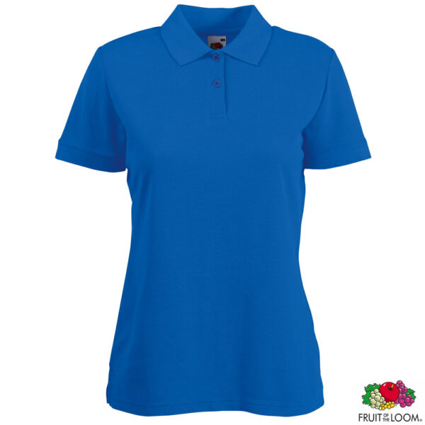 Теніска-поло 'Lady-Fit Polo 65/35' (Fruit of the Loom), 0632120 - Синій, S