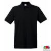 Теніска 'Premium Polo' (Fruit of the Loom), 0632180 - Чорний, M