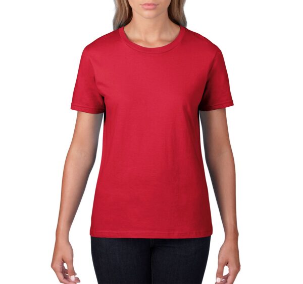 Футболка Premium Cotton 185, жіноча 4100L-000C - Червоний, M